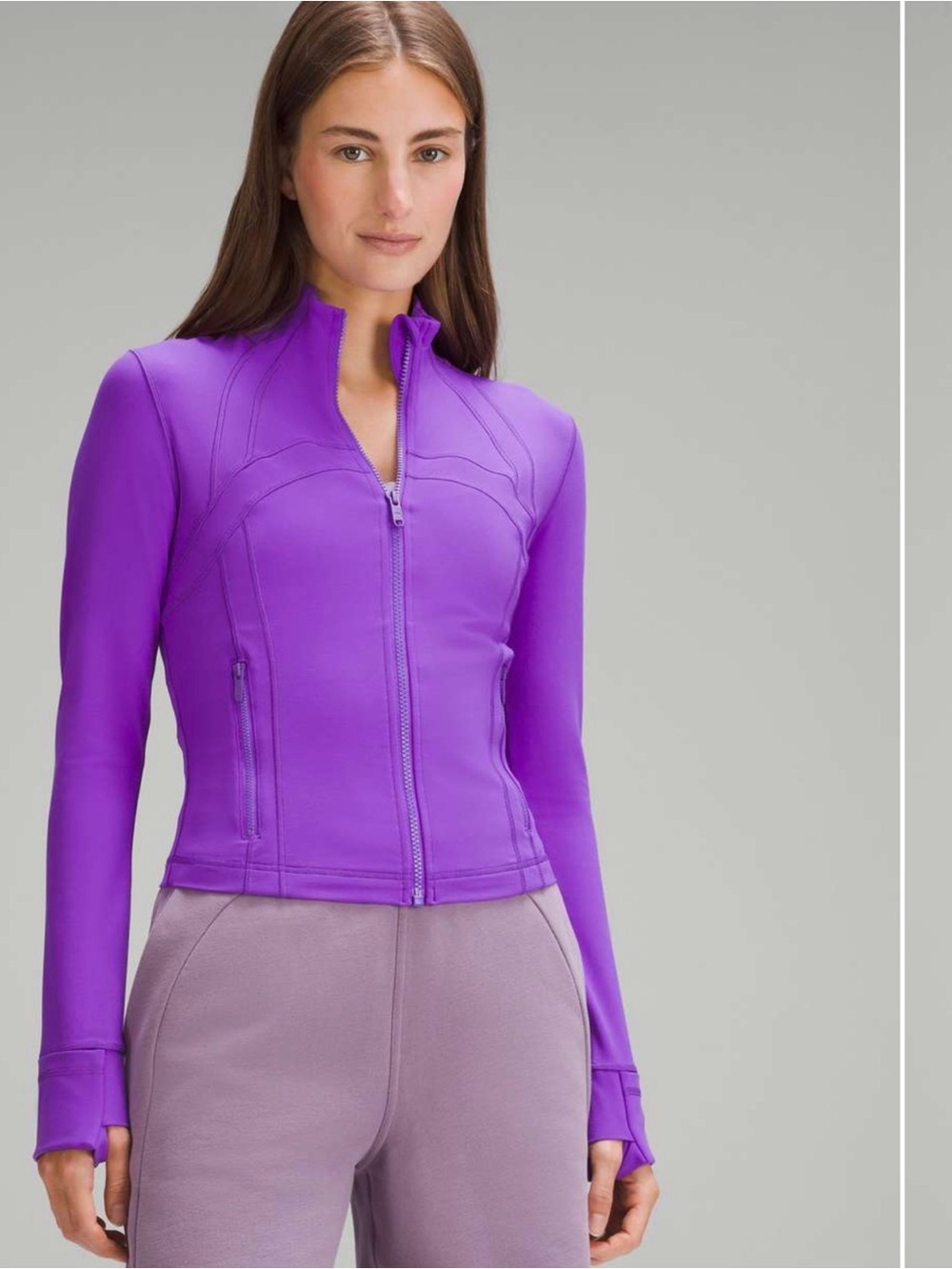 Lululemon cropped define jacket Atomic Purple RARE NWT 6